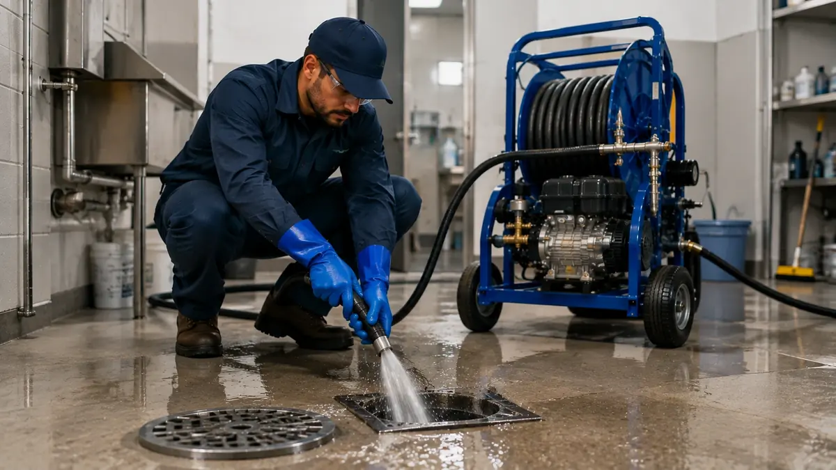 Floor Drain Hydro Jet Cleaning in Scotts Valley
