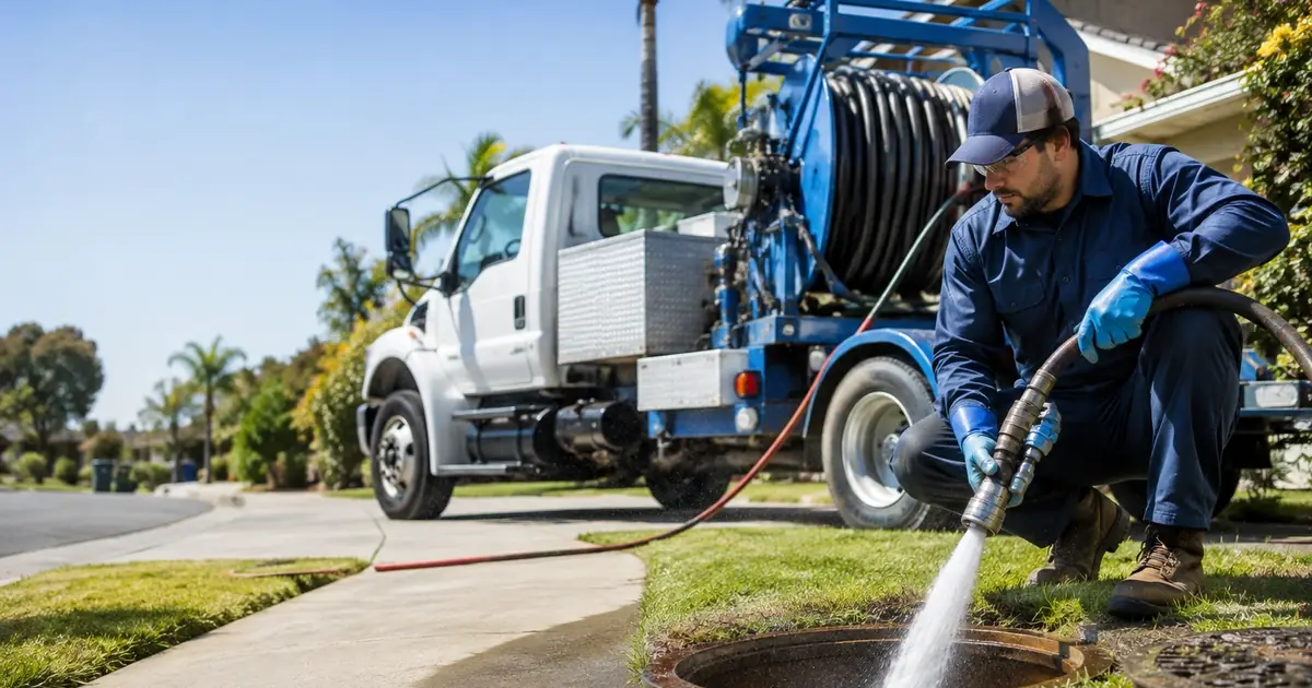 Hydro jet sewer cleaning Scotts Valley