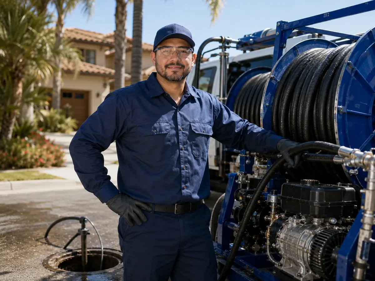 Hydro jet sewer cleaning in Scotts Valley