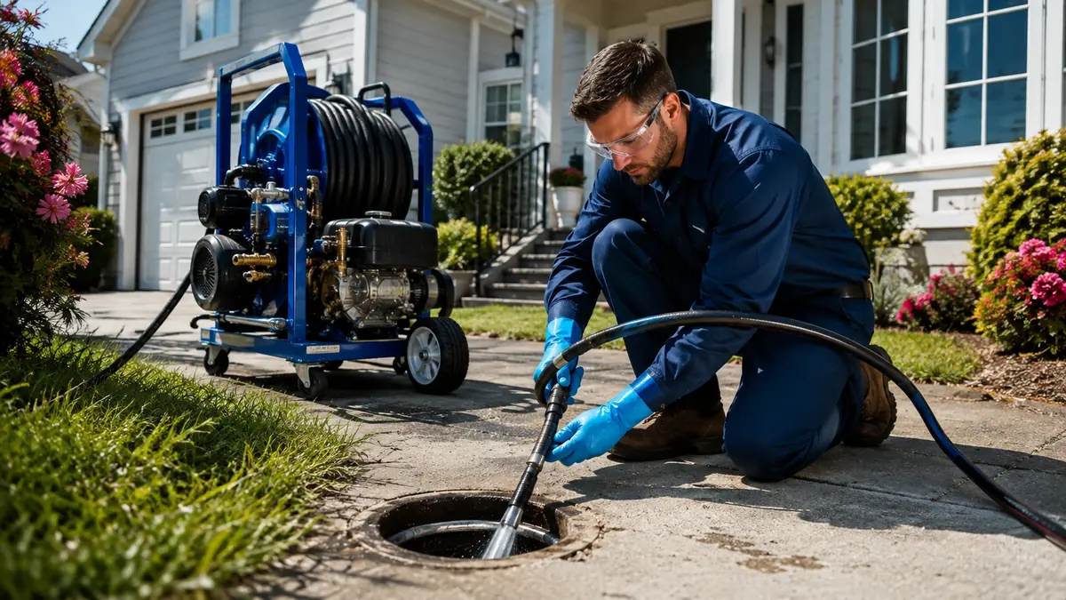 Residential Hydro Jet Drain Cleaning in Scotts Valley