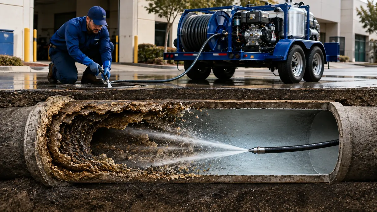 Sewer Pipe Descaling in Scotts Valley