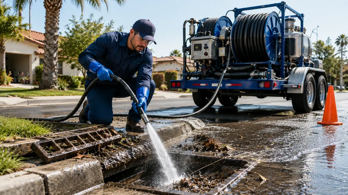 Storm Drain Hydro Jet Cleaning in Scotts Valley
